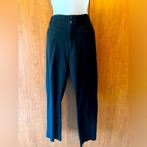 Anthropologie The Essentials Slim Black Ankle Length Pant Size 12 New Never Worn